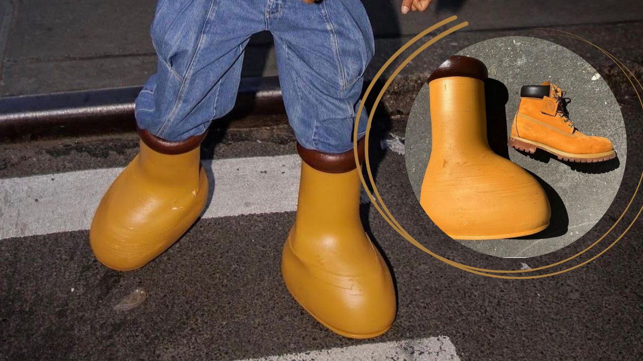 Cizmele virale Mschf Big Astro Boy merg 3D cu un val de culoare Timberland de Danny Kabouni