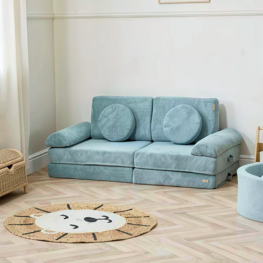 Canapeaua modulară Tutti Bambini Playrama este apreciată, dar are un timp de umflare de aproximativ o săptămână