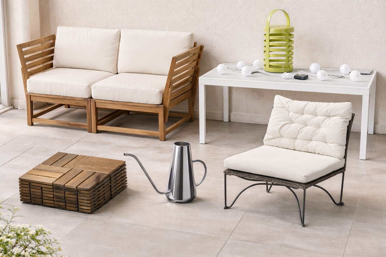 Piesele IKEA alese de designeri pentru un balcon cu stil