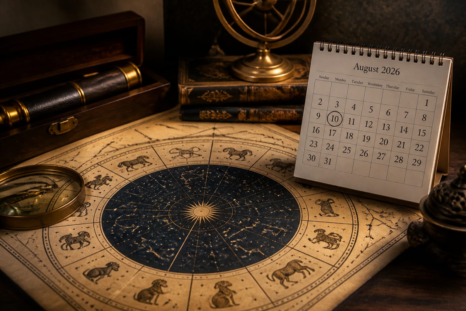 Horoscop pentru 10 august 2026: o zi a organizării pentru Fecioară și a comunicării pentru Rac